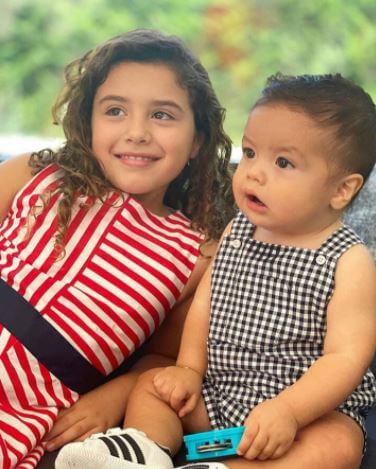 Samuel Rodriguez de Lima with his sister, Salome.